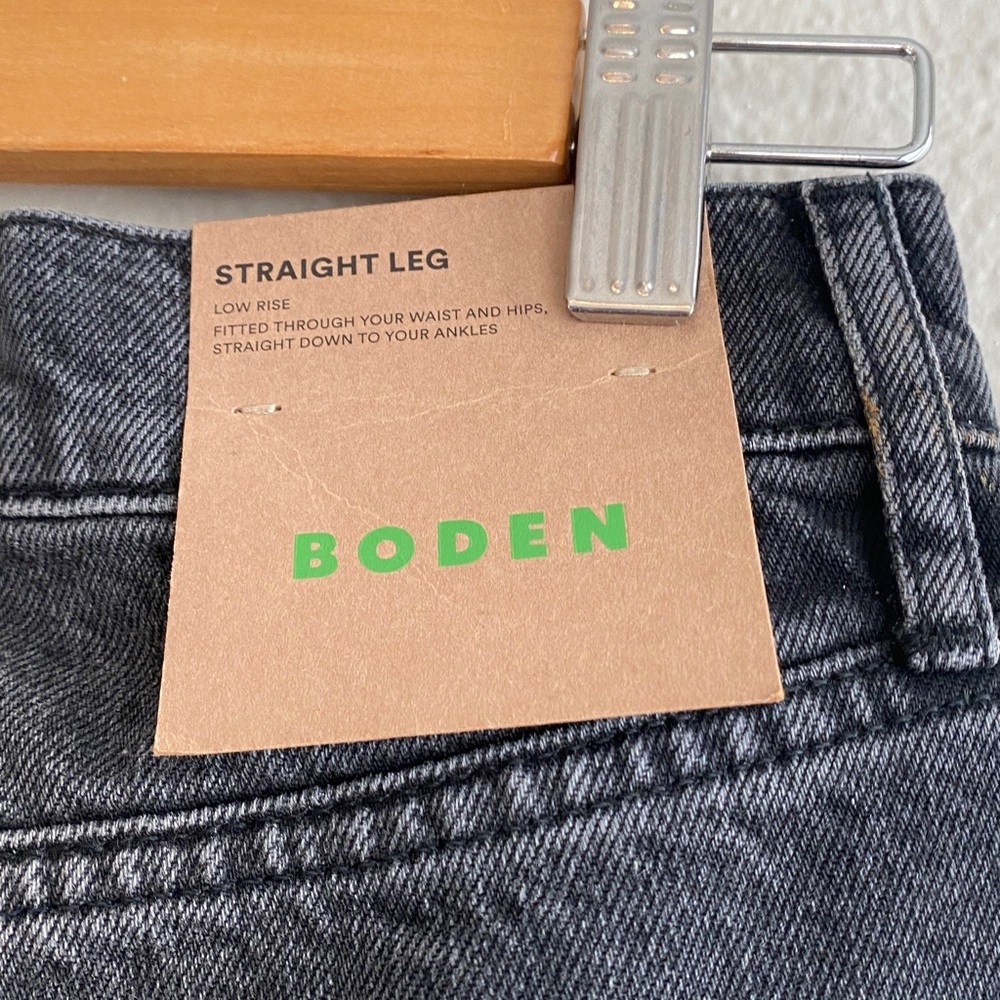 Boden Black Straight Leg Women's Pants - Picture 8 of 9